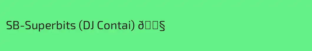 SB-Superbits (DJ Contai) 🎧